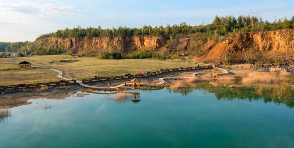 Nad jezioro z dzieckiem