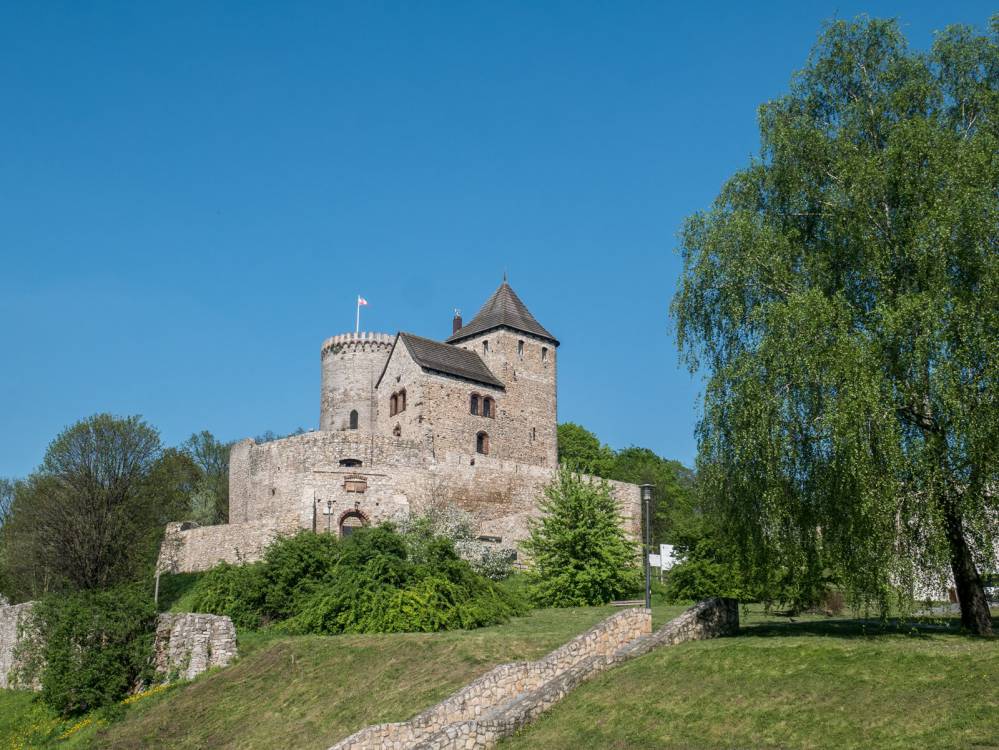 Czarny szlak rowerowy wzdłuż Czarnej Przemszy w Będzinie 
