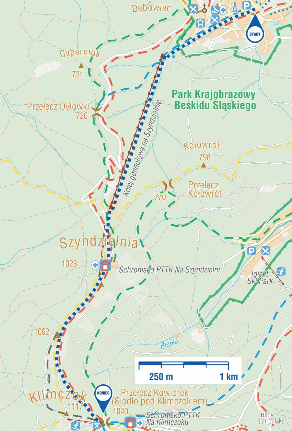 SZLAK NA SZYNDZIELNIE I KLIMCZOK