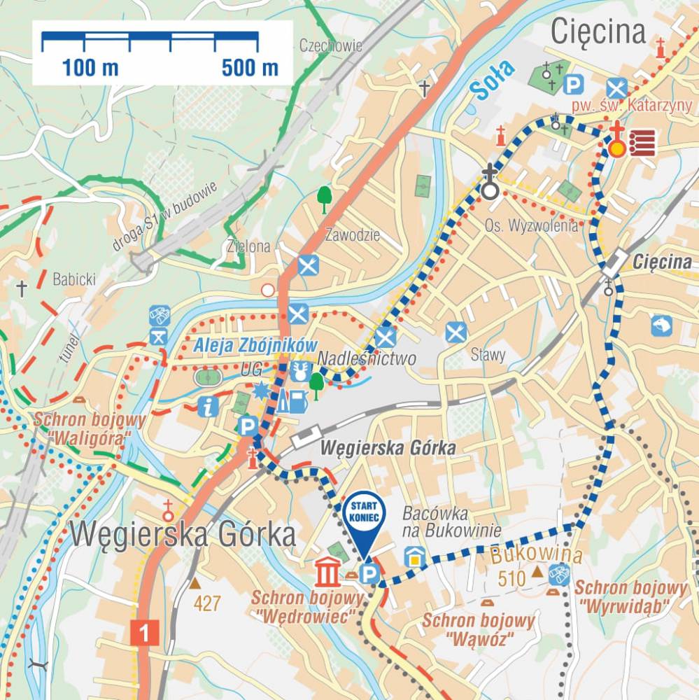 Węgierska Górka i Cięcina